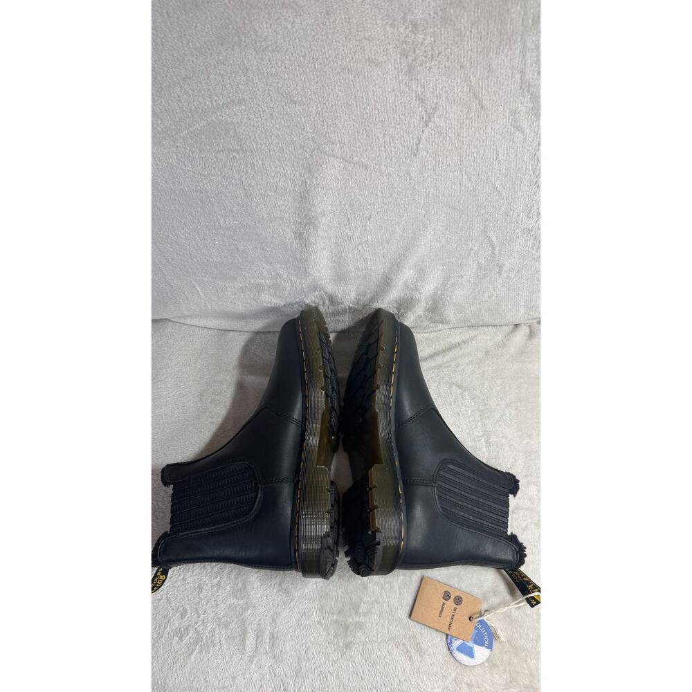 Dr. Doc Martens DM's NEW Chelsea Boots Womens 9 Black Leather Pull On 2976 Men 8 - Picture 6 of 12